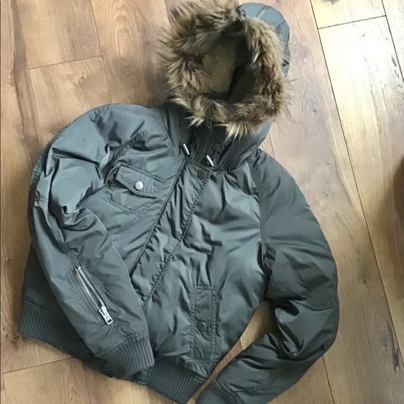 AMERICAN EAGLE HOODED BOMBER - Picture 4 of 6